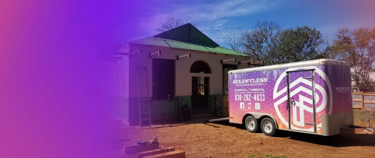 Hvac Trailer On A Job Site 1
