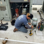 Working On Commercial Unit